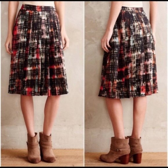 Anthropologie Dresses & Skirts - Anthropologie Fynn and Rose Pleated Midi Skirt